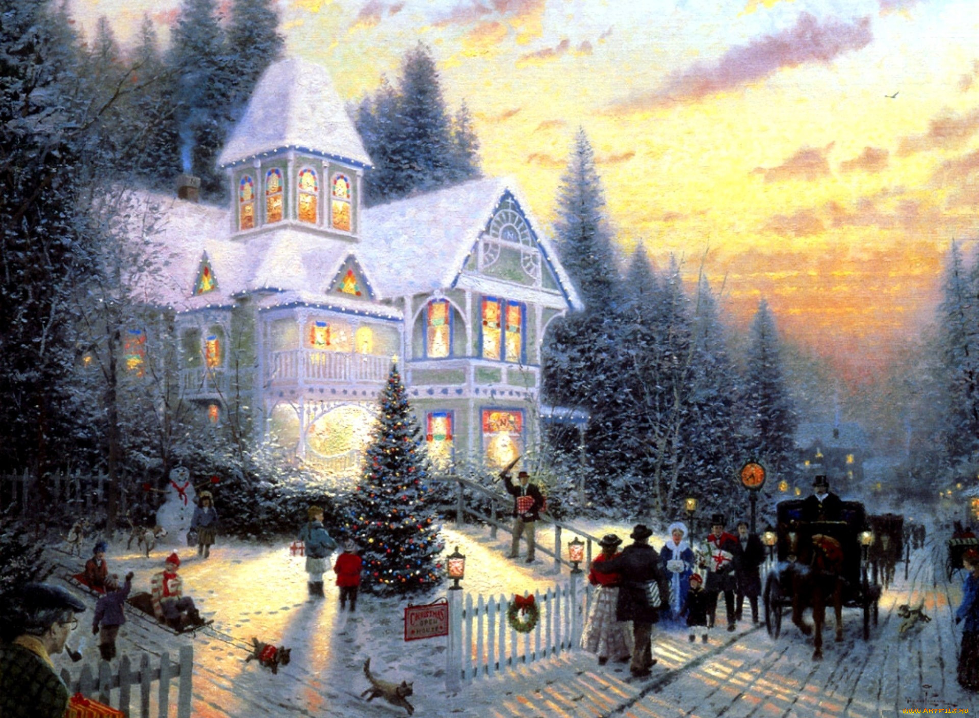 , thomas kinkade, , , , 